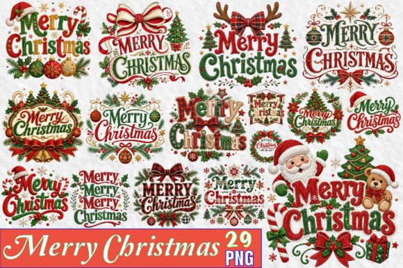 Download Merry Christmas Sublimation PNG Bundle - Sub Collection