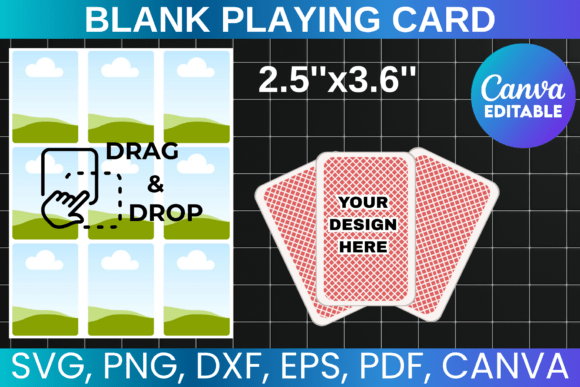 Download Blank Playing Card Canva Template - Premium Resources