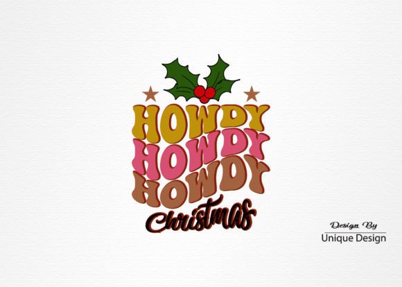 Download Howdy Christmas Retro Sublimation - Sub Collection