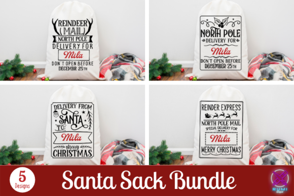 Download Santa Sack Svg Bundle - Santa sack svg bundle Collection